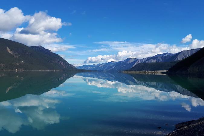 Muncho Lake in British Columbia