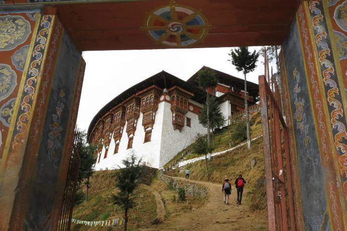 entrance to Pangri Gompa