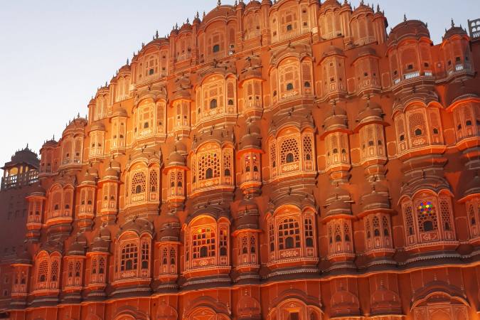 Hawa Mahal or Wind Palace in Jaipur