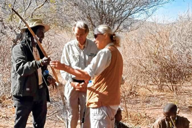 learning about how hunter gatherers live