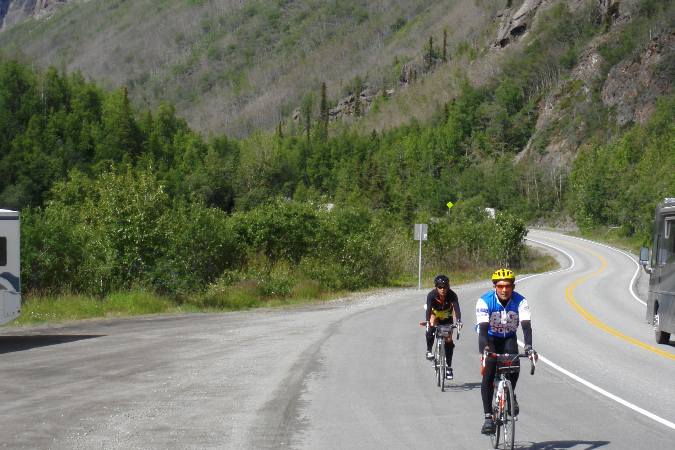 cycling along quiet rural roads